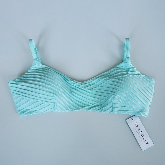 Seafolly freshwater bralette bikini top NWT - Picture 3 of 9